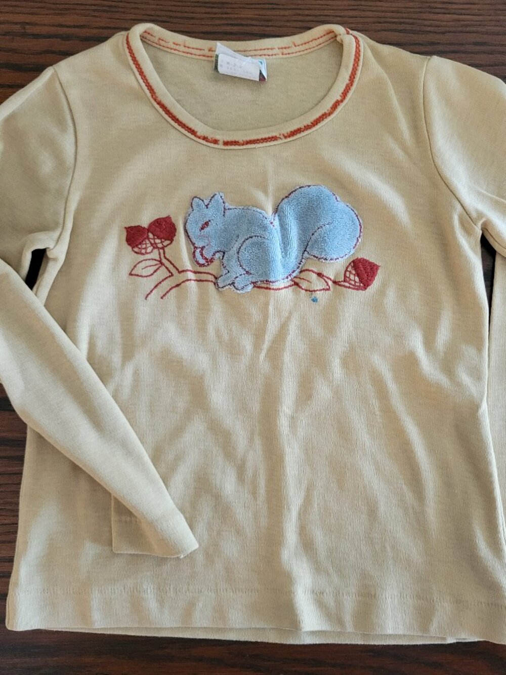 Vintage 70s Squirrel Shirt For Kids